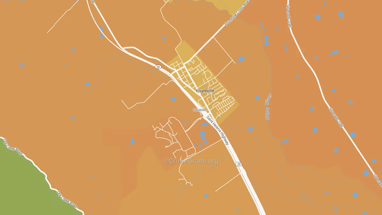94599, CA Map of Drug-Related Crime Rates
