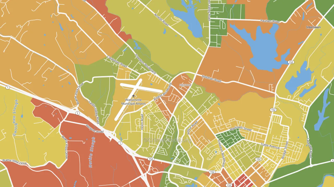95019, CA Map of Drug-Related Crime Rates