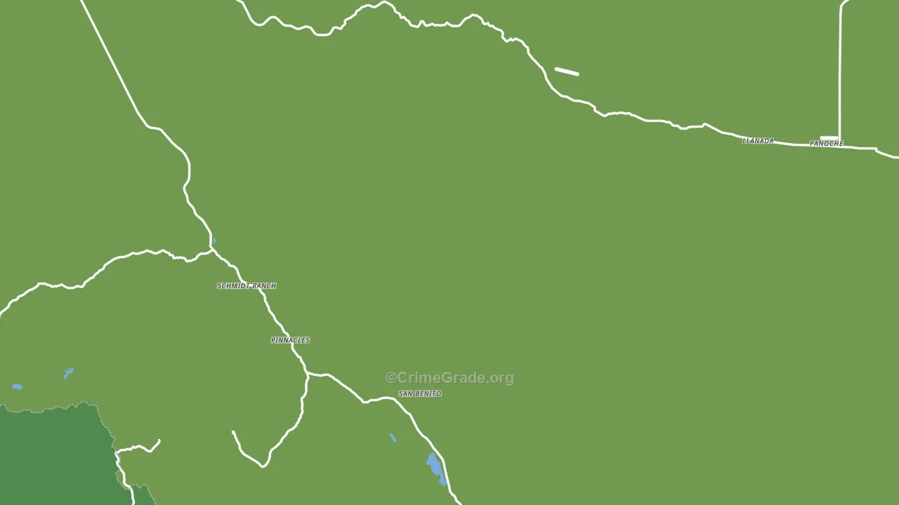95043, CA Map of Drug-Related Crime Rates