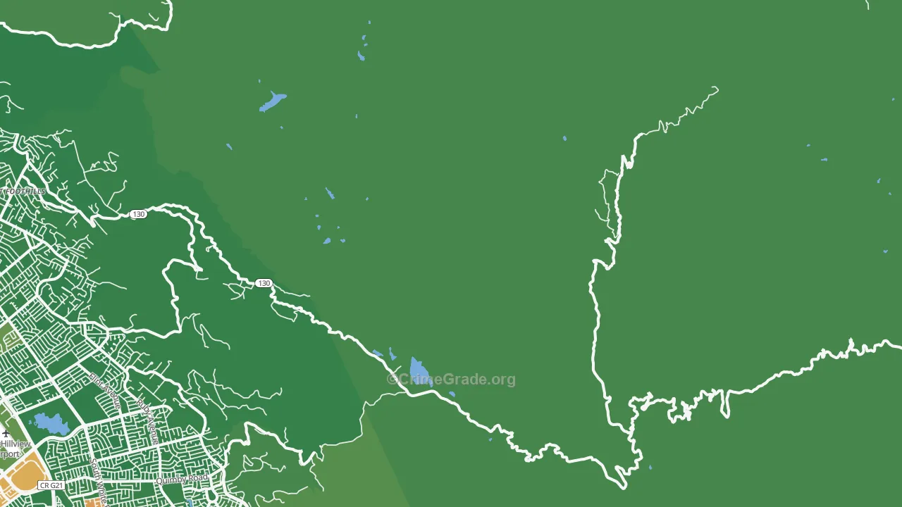 95140, CA Map of Drug-Related Crime Rates