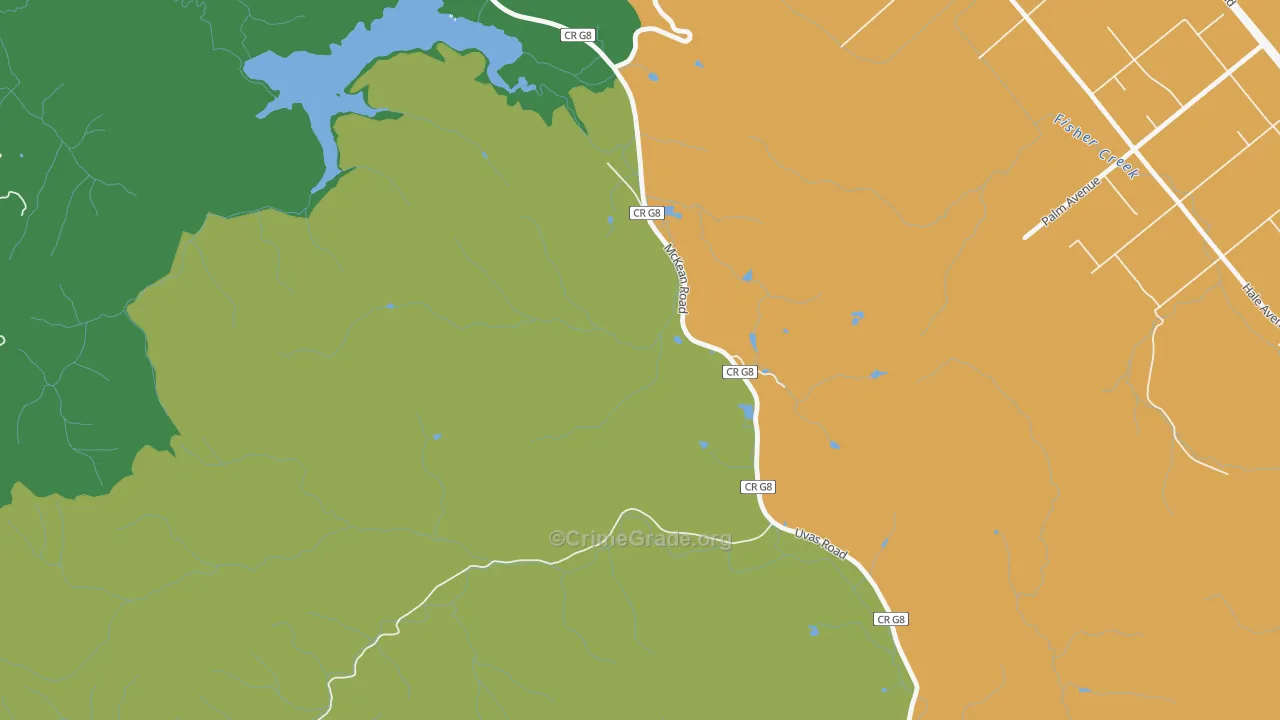 95141, CA Map of Drug-Related Crime Rates