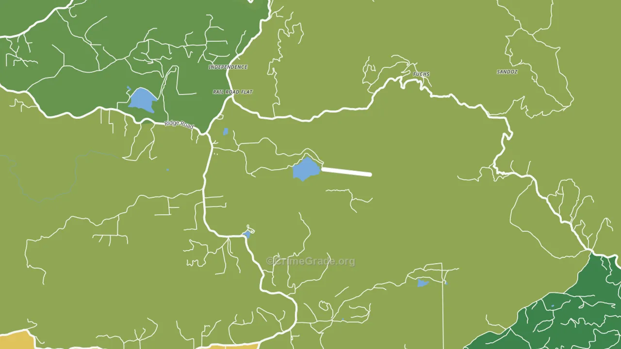 95248, CA Map of Drug-Related Crime Rates