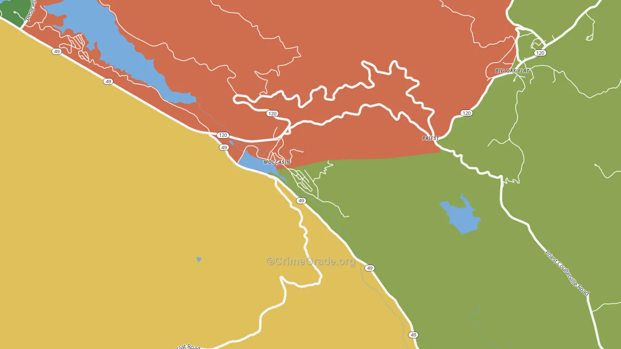 95347, CA Map of Drug-Related Crime Rates