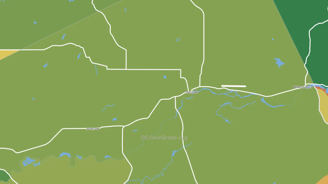 95369, CA Map of Drug-Related Crime Rates