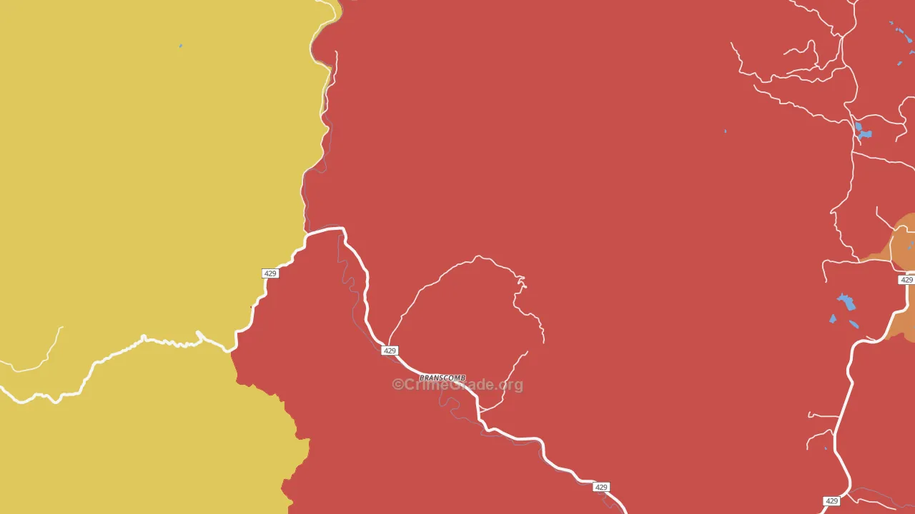 95417, CA Map of Drug-Related Crime Rates