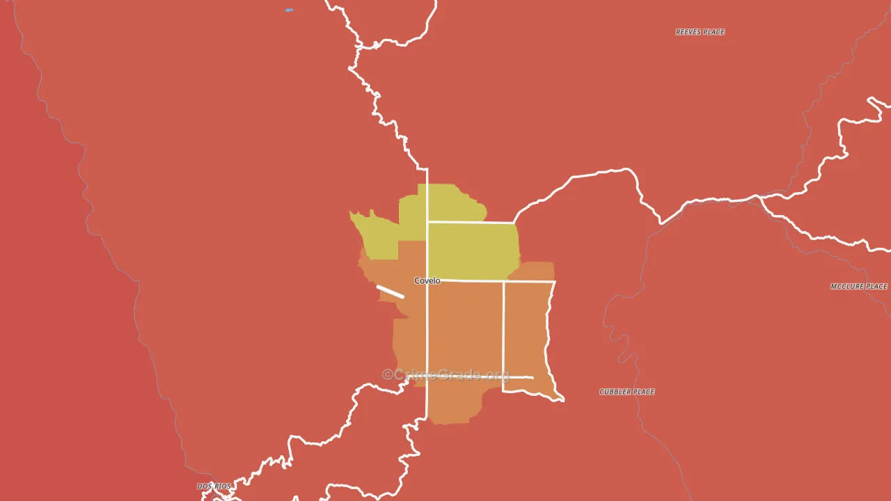 95428, CA Map of Drug-Related Crime Rates