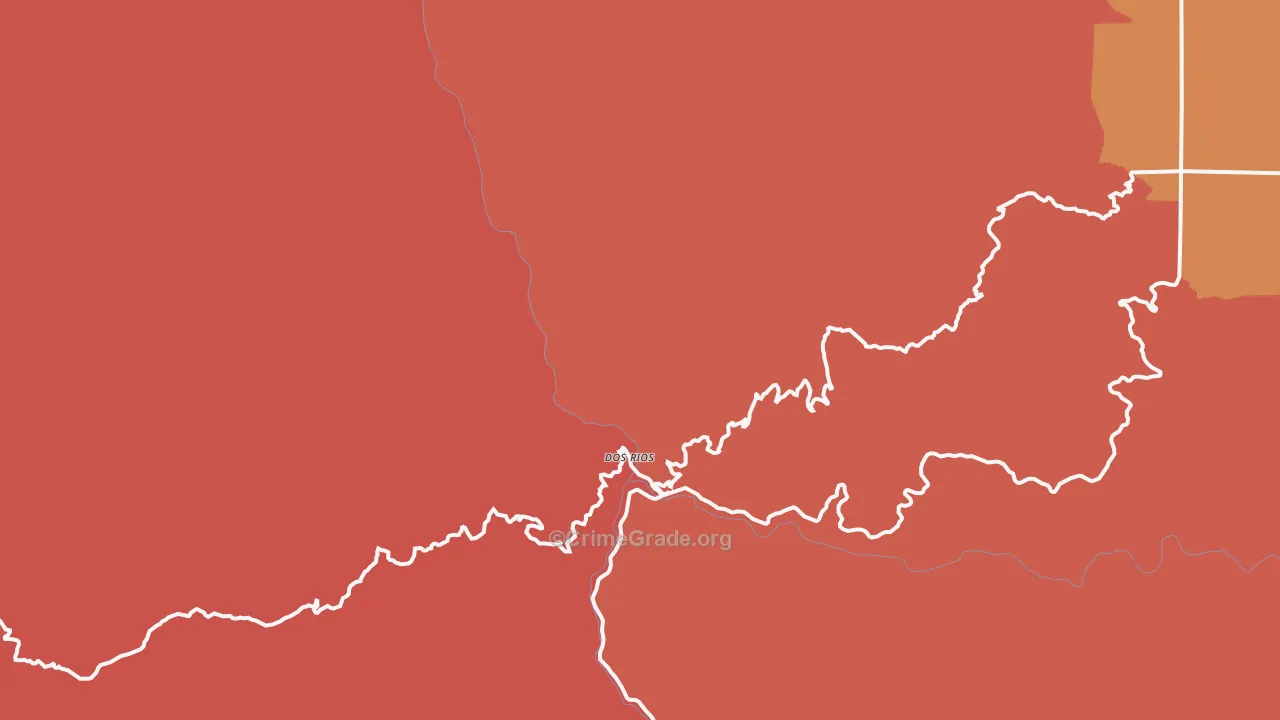95429, CA Map of Drug-Related Crime Rates