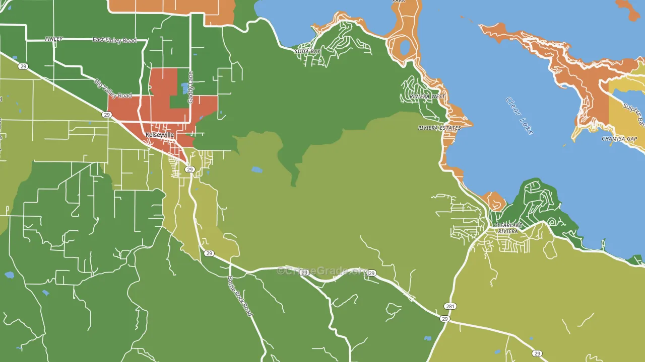 95451, CA Map of Drug-Related Crime Rates