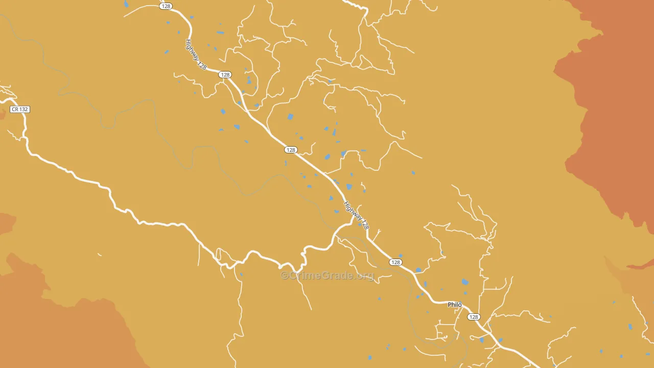 95466, CA Map of Drug-Related Crime Rates