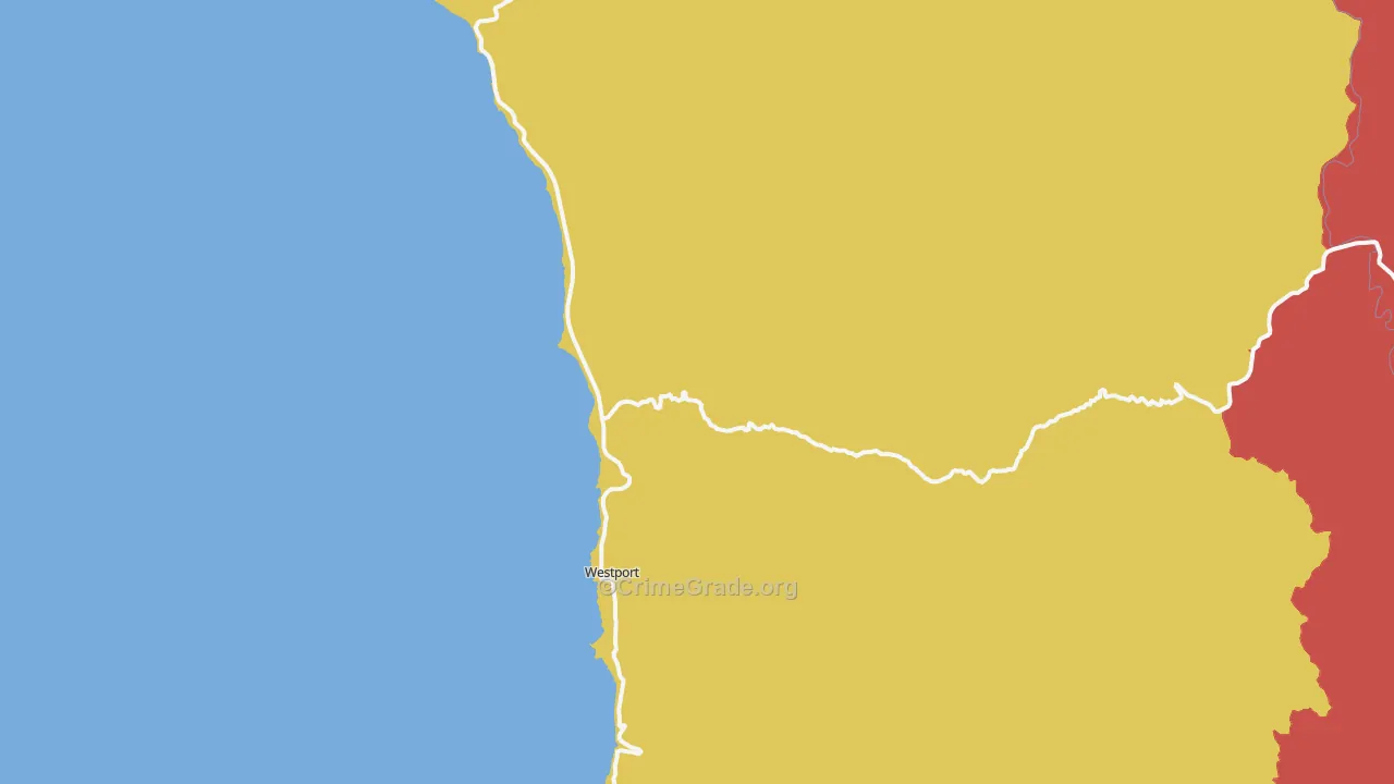 95488, CA Map of Drug-Related Crime Rates