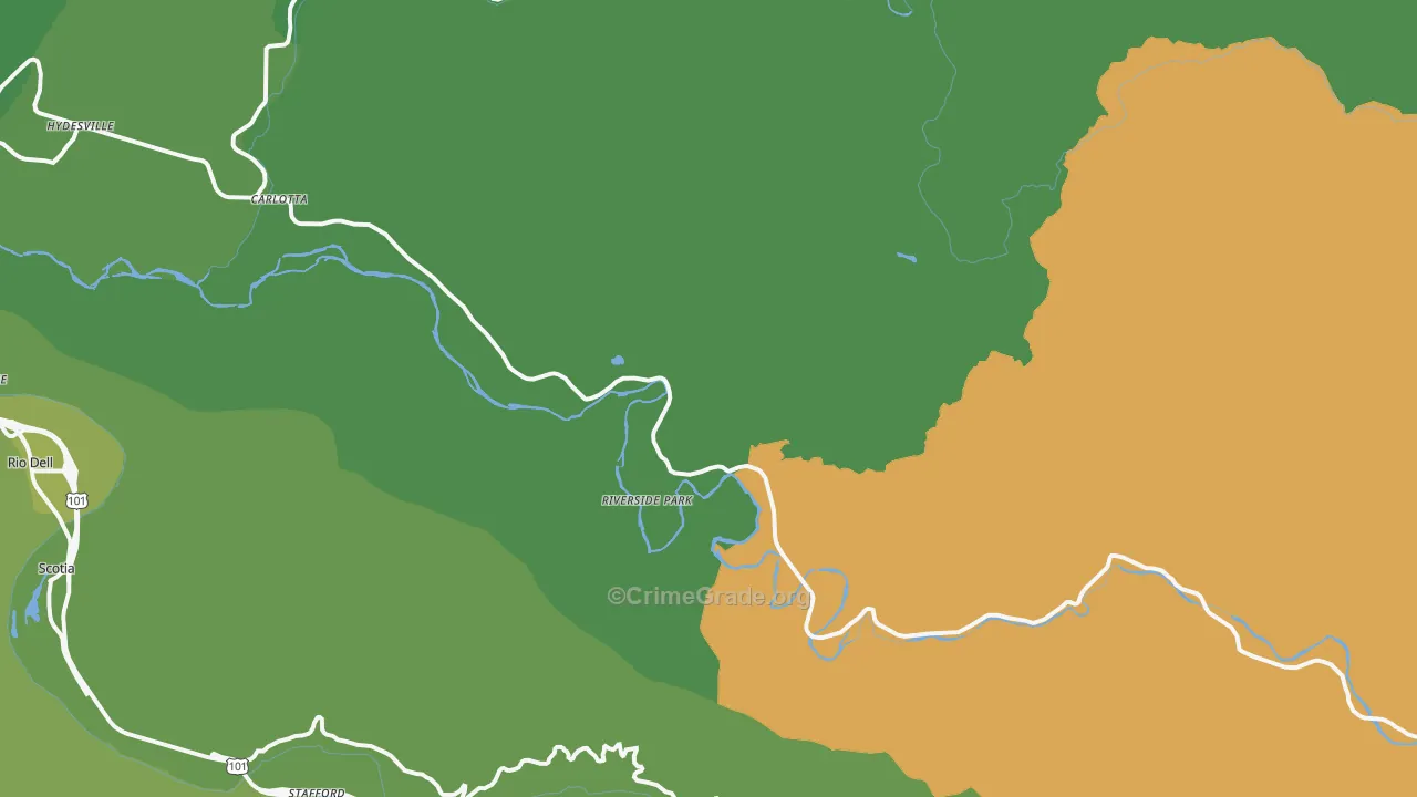 95528, CA Map of Drug-Related Crime Rates