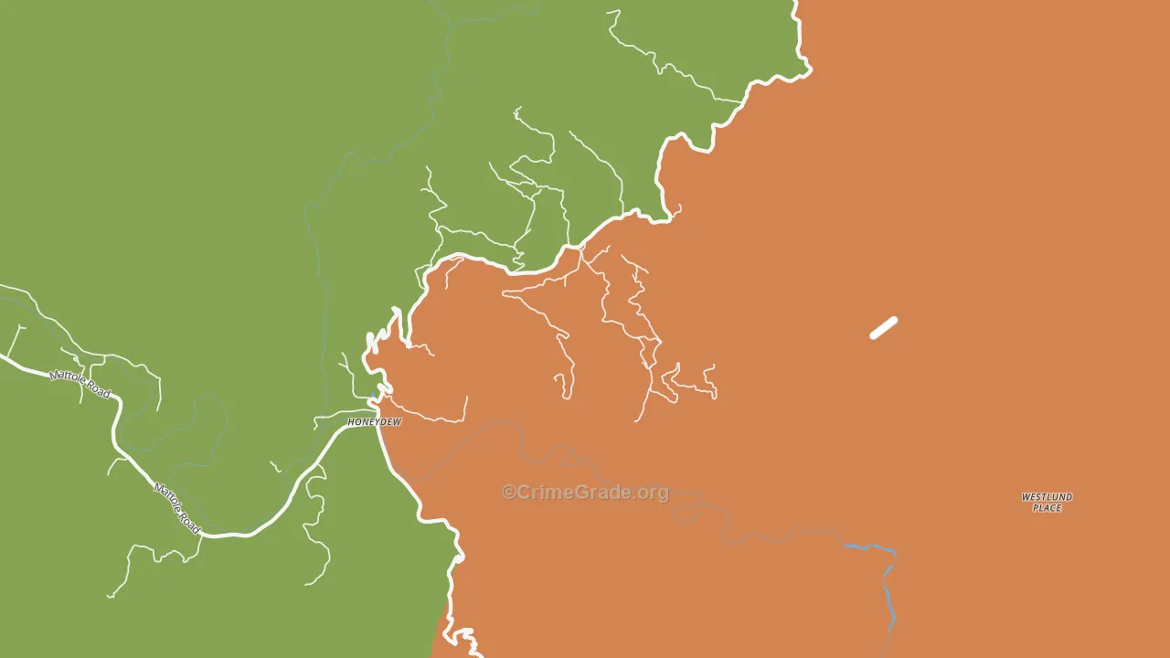 95545, CA Map of Drug-Related Crime Rates