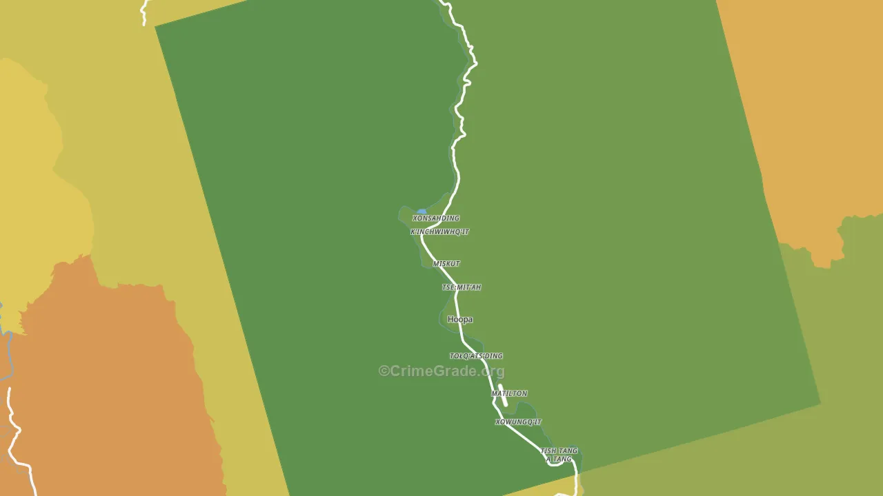 95546, CA Map of Drug-Related Crime Rates