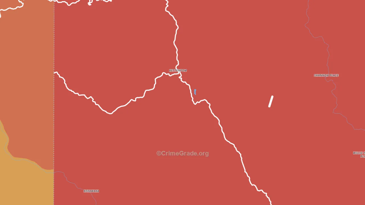 95595, CA Map of Drug-Related Crime Rates