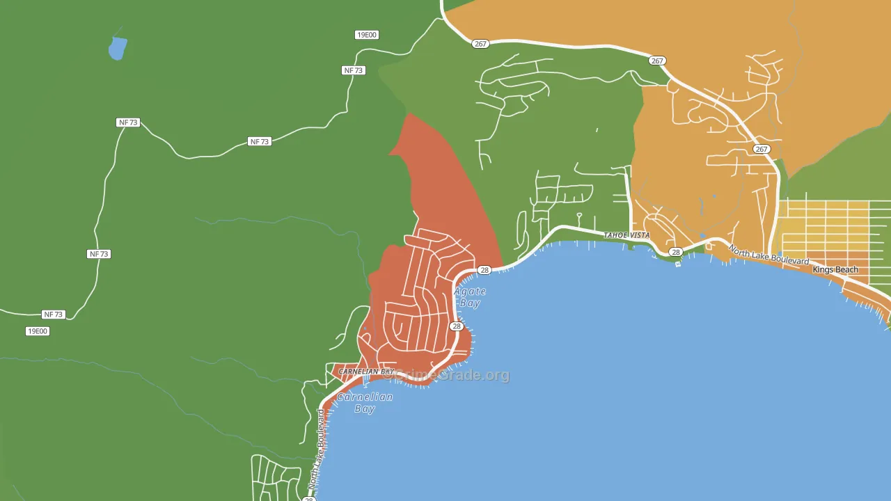 95604, CA Map of Drug-Related Crime Rates