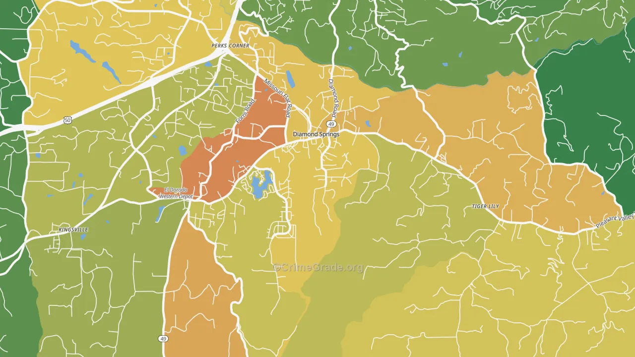 95619, CA Map of Drug-Related Crime Rates