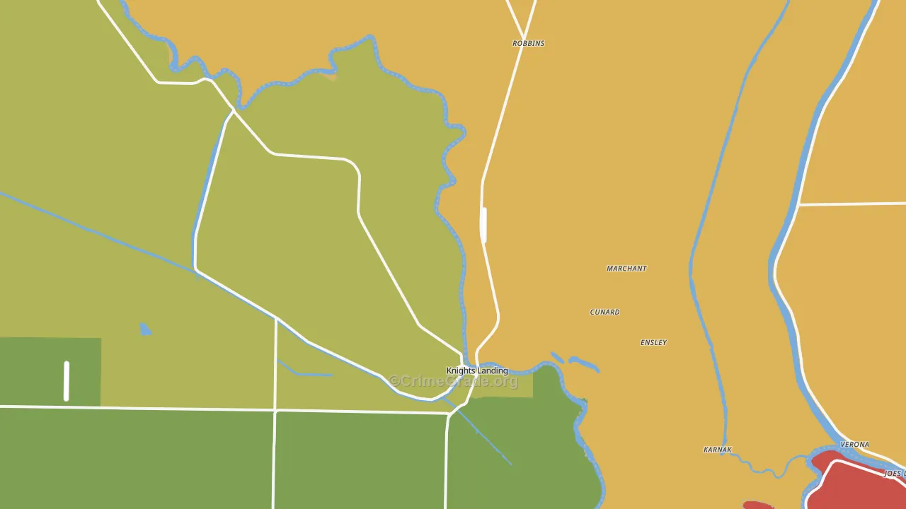 95645, CA Map of Drug-Related Crime Rates