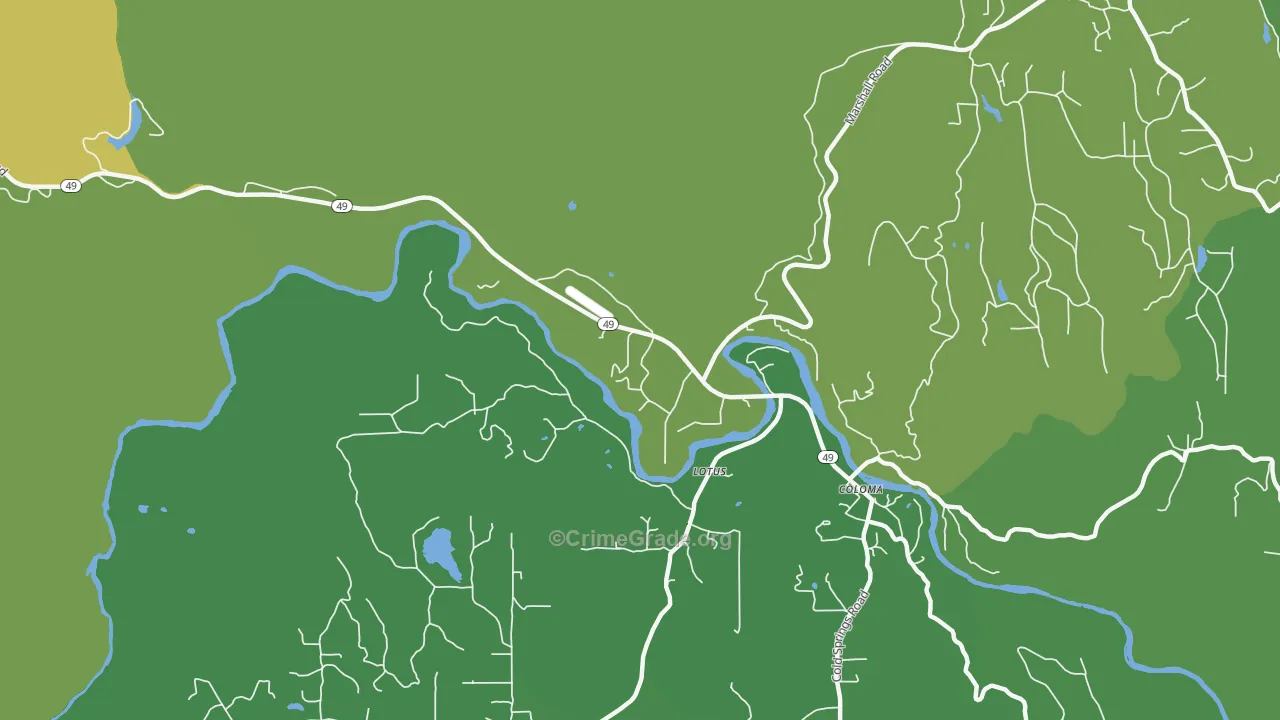 95651, CA Map of Drug-Related Crime Rates