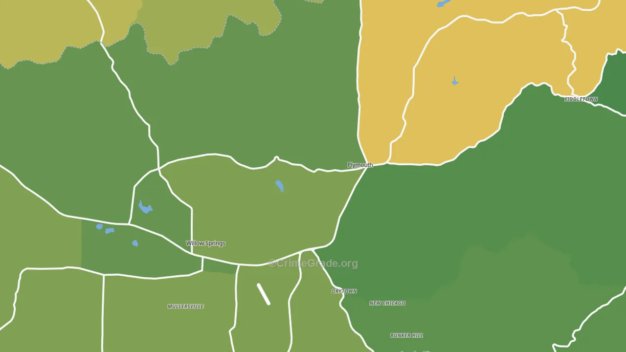 95669, CA Map of Drug-Related Crime Rates