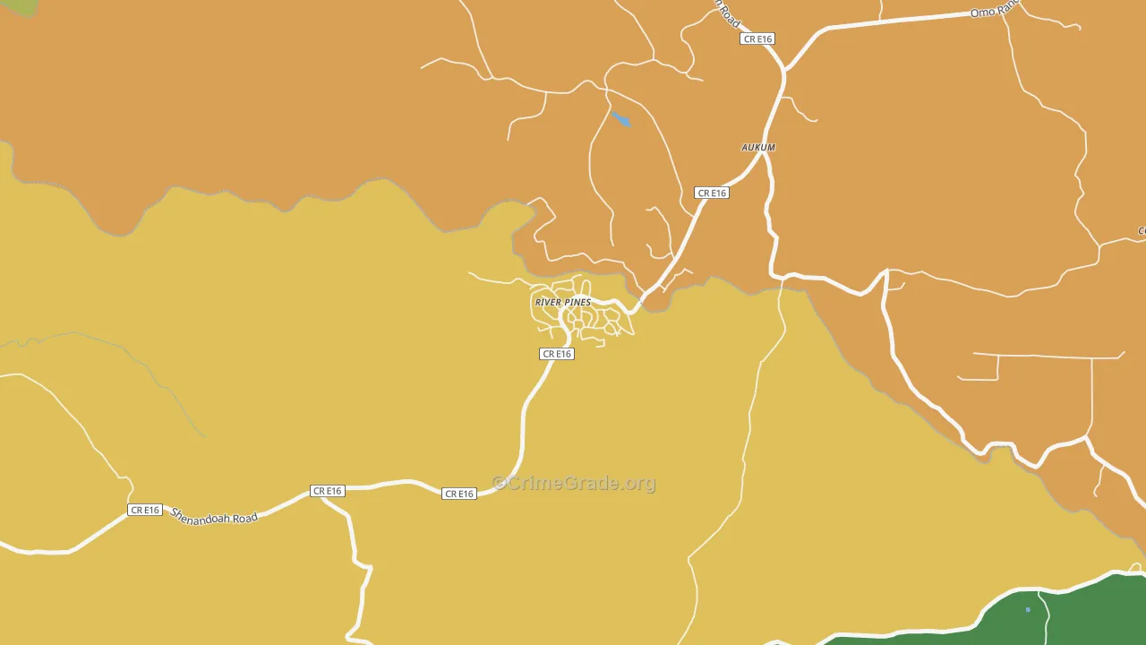 95675, CA Map of Drug-Related Crime Rates