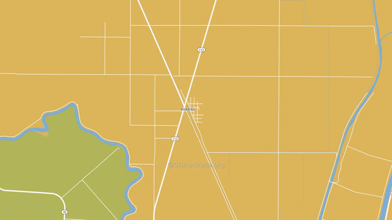 95676, CA Map of Drug-Related Crime Rates
