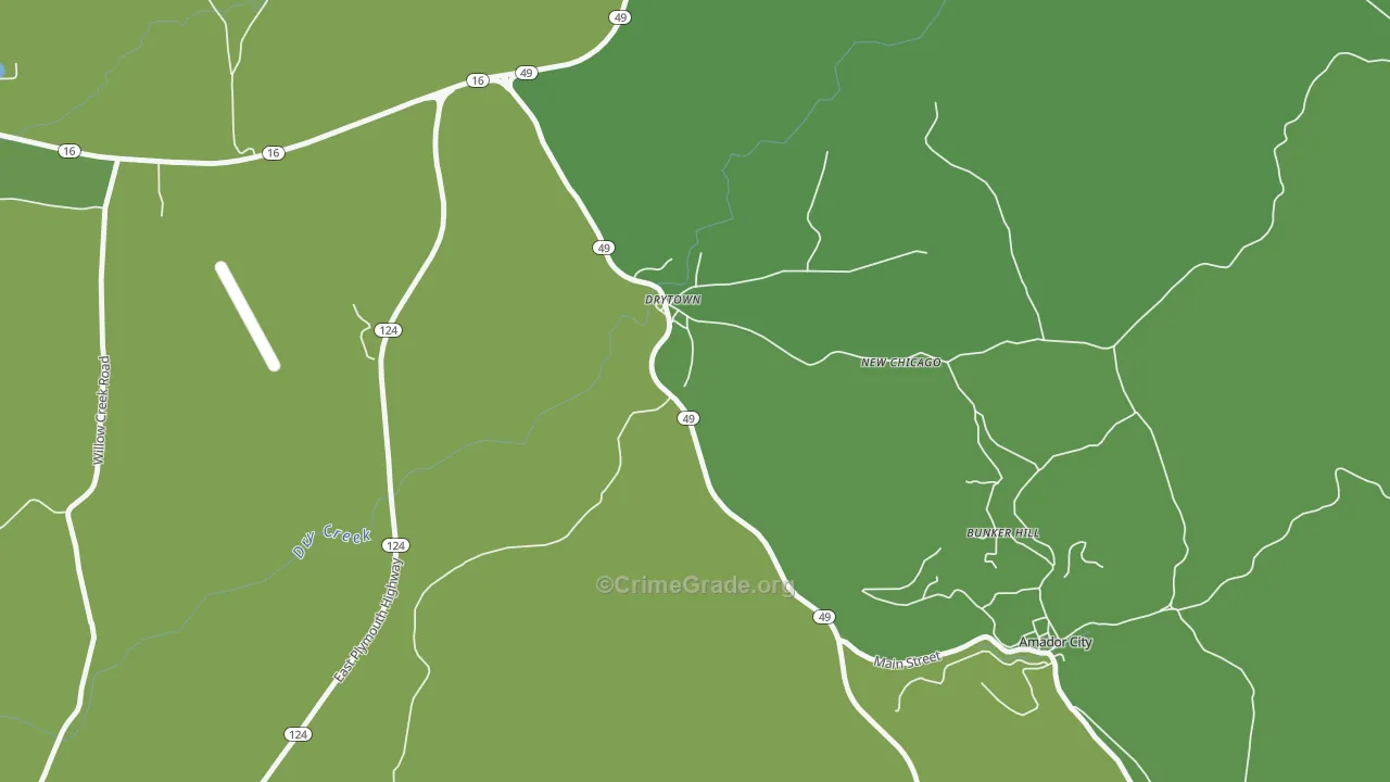 95699, CA Map of Drug-Related Crime Rates