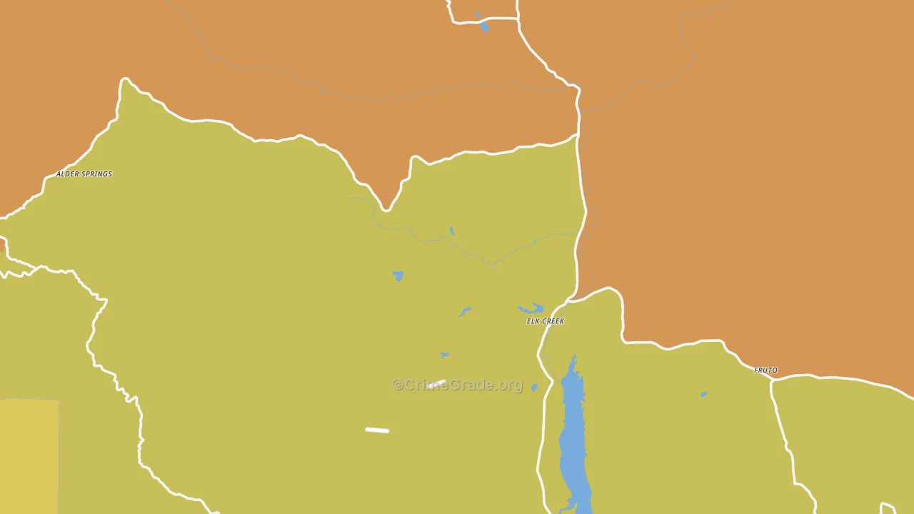 95939, CA Map of Drug-Related Crime Rates