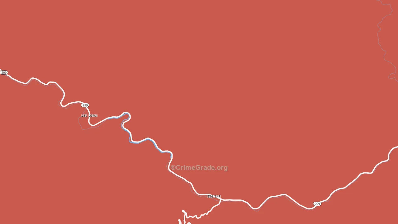 96010, CA Map of Drug-Related Crime Rates