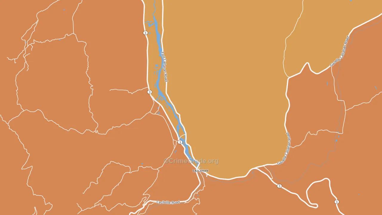 96014, CA Map of Drug-Related Crime Rates