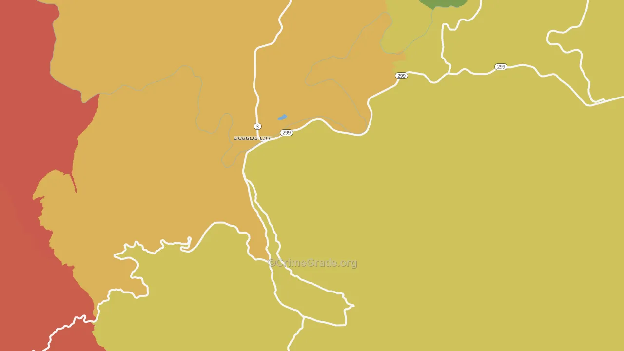 96024, CA Map of Drug-Related Crime Rates