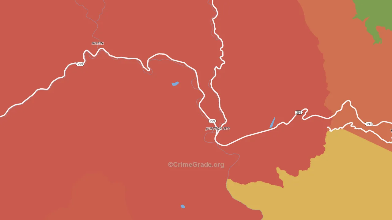 96048, CA Map of Drug-Related Crime Rates
