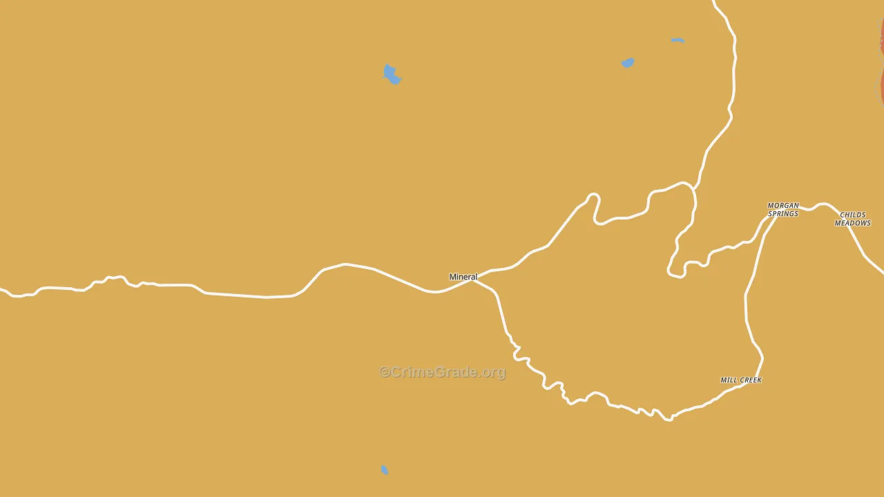 96063, CA Map of Drug-Related Crime Rates