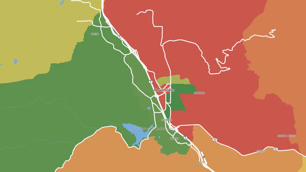 96067, CA Map of Drug-Related Crime Rates