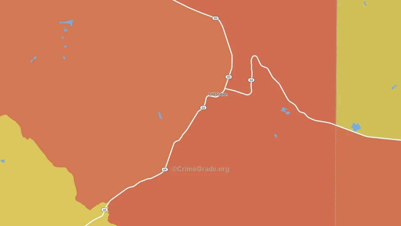 96071, CA Map of Drug-Related Crime Rates