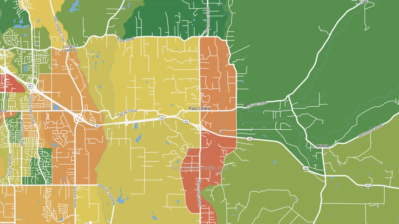 96073, CA Map of Drug-Related Crime Rates