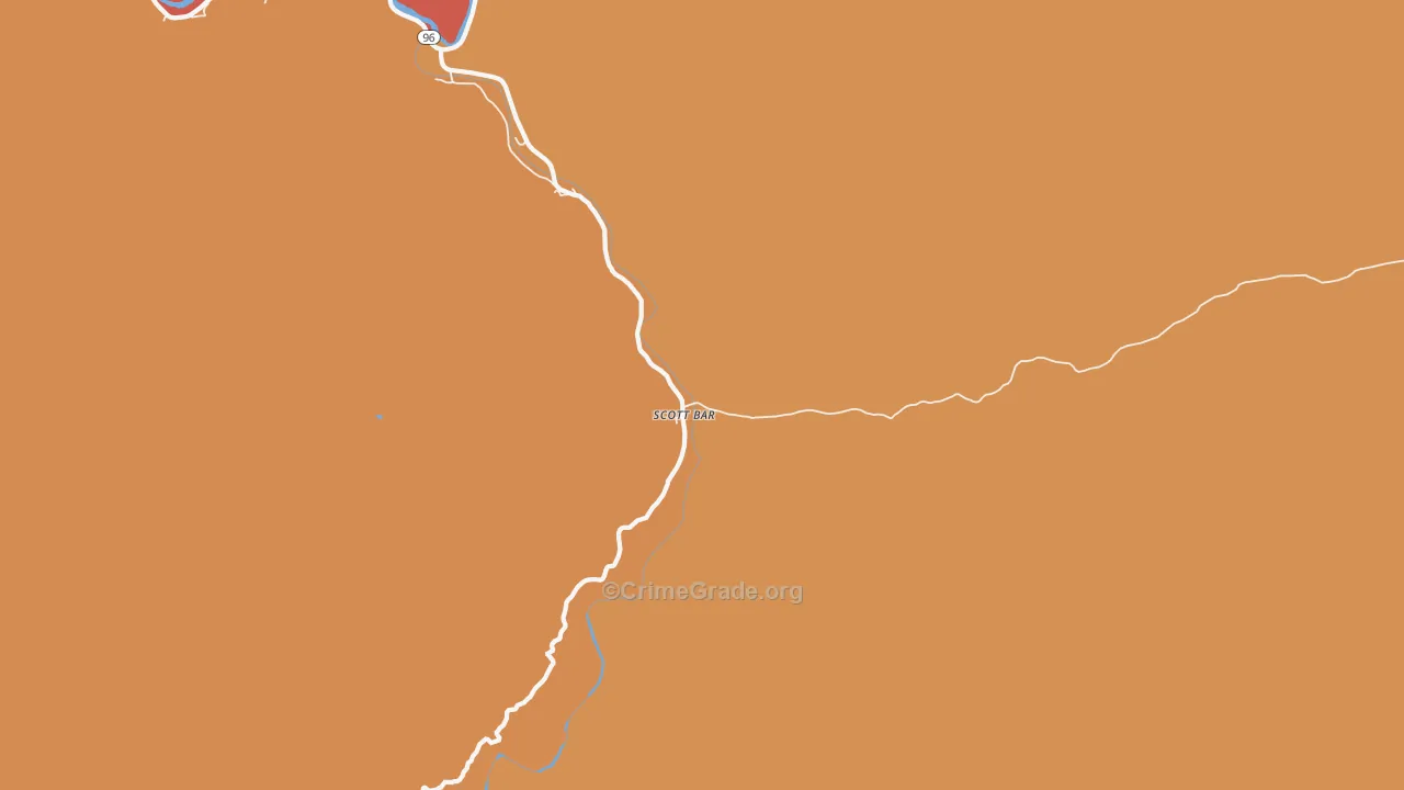 96085, CA Map of Drug-Related Crime Rates
