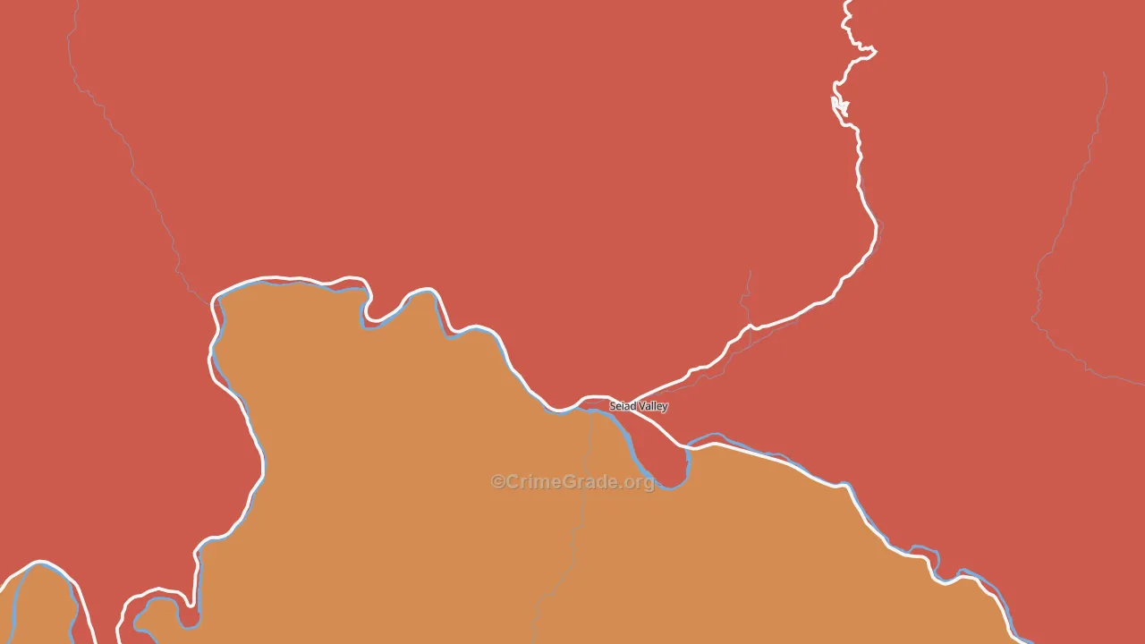 96086, CA Map of Drug-Related Crime Rates