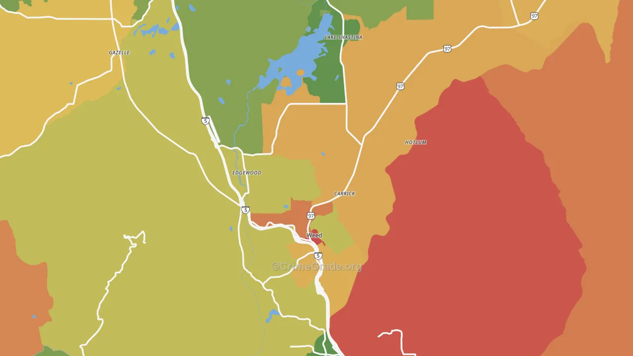 96094, CA Map of Drug-Related Crime Rates