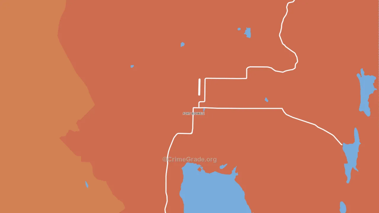 96112, CA Map of Drug-Related Crime Rates