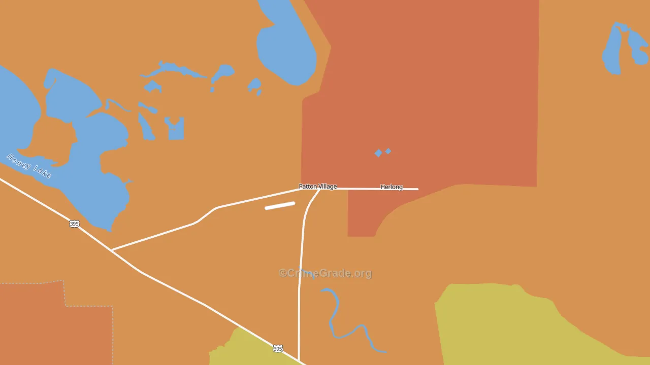 96113, CA Map of Drug-Related Crime Rates