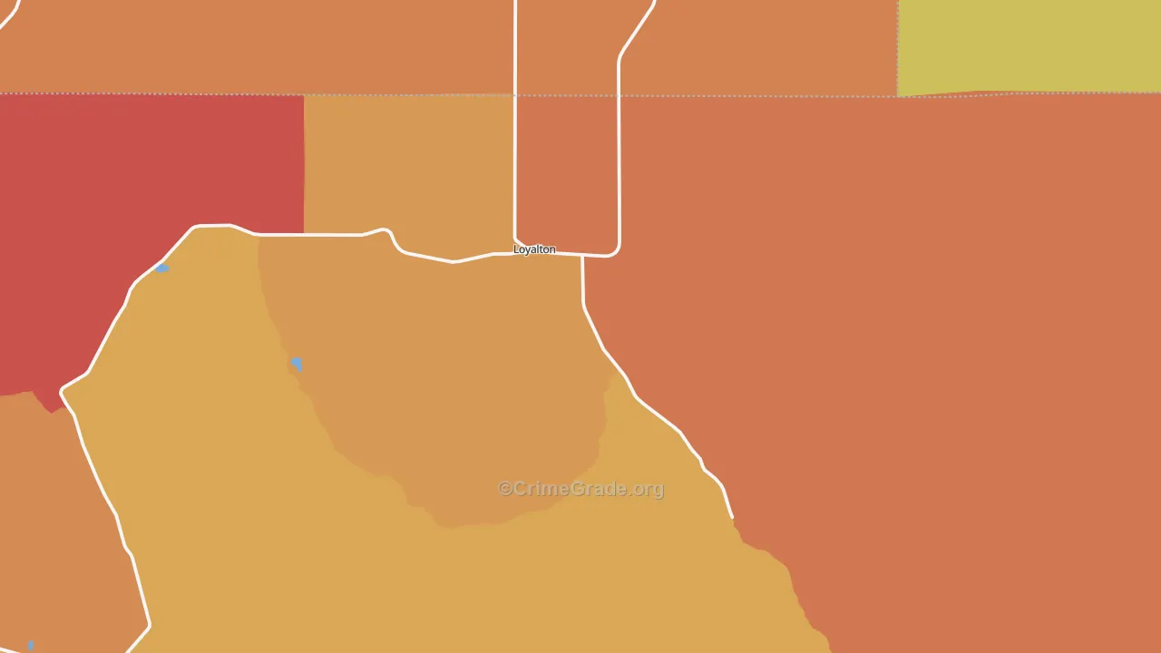 96118, CA Map of Drug-Related Crime Rates