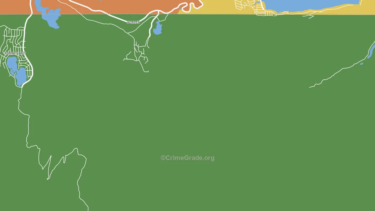 96162, CA Map of Drug-Related Crime Rates