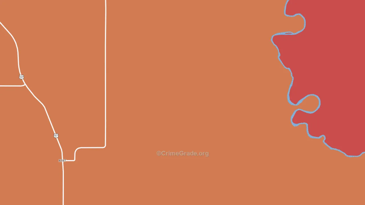 97033, OR Map of Drug-Related Crime Rates