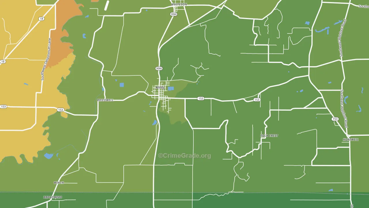 97101, OR Map of Drug-Related Crime Rates