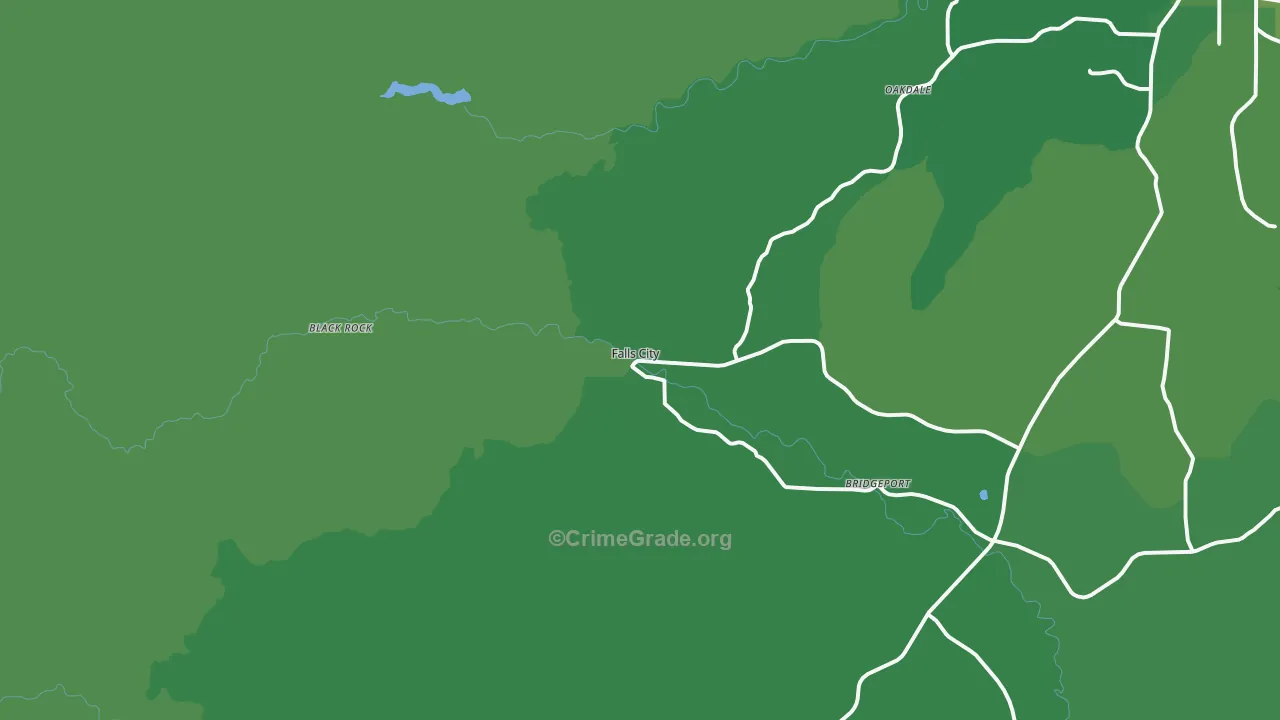 97344, OR Map of Drug-Related Crime Rates