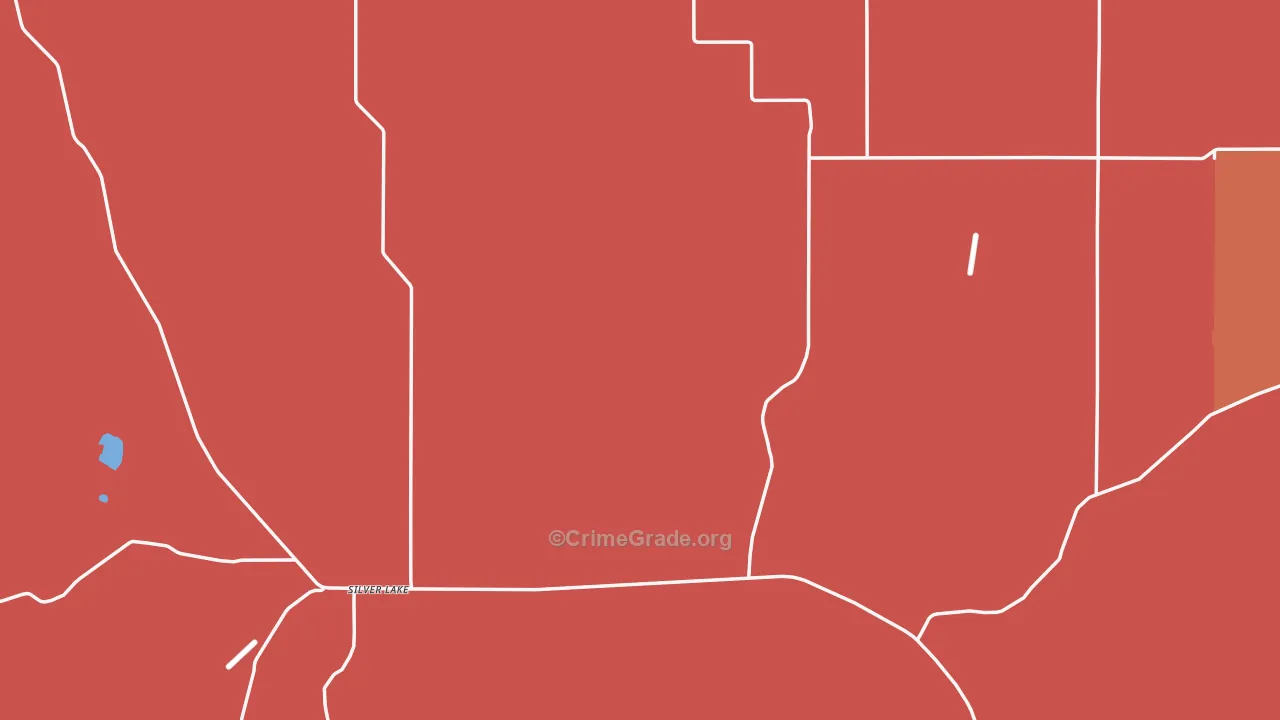 97638, OR Map of Drug-Related Crime Rates