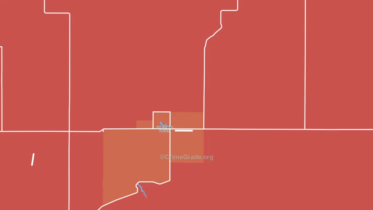 97641, OR Map of Drug-Related Crime Rates