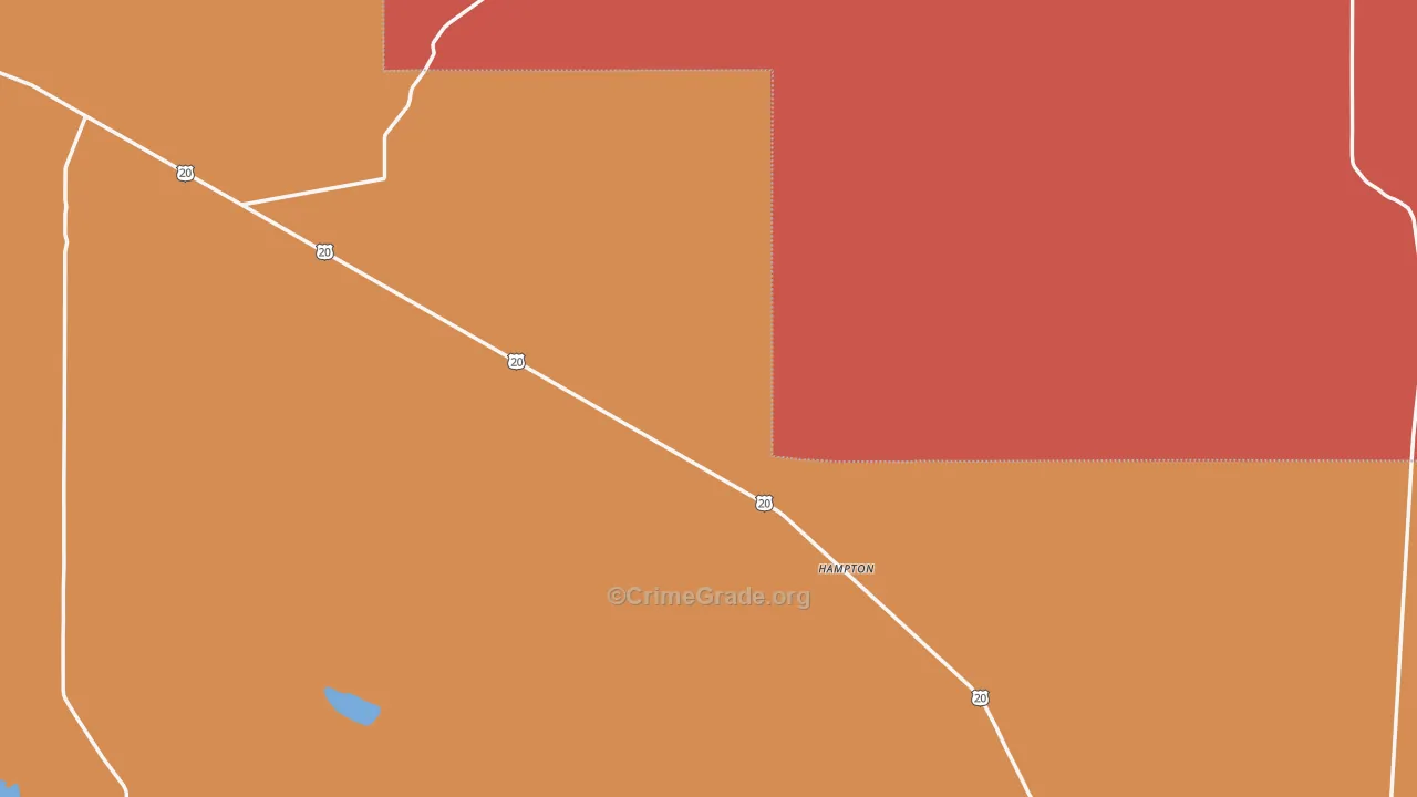 97712, OR Map of Drug-Related Crime Rates