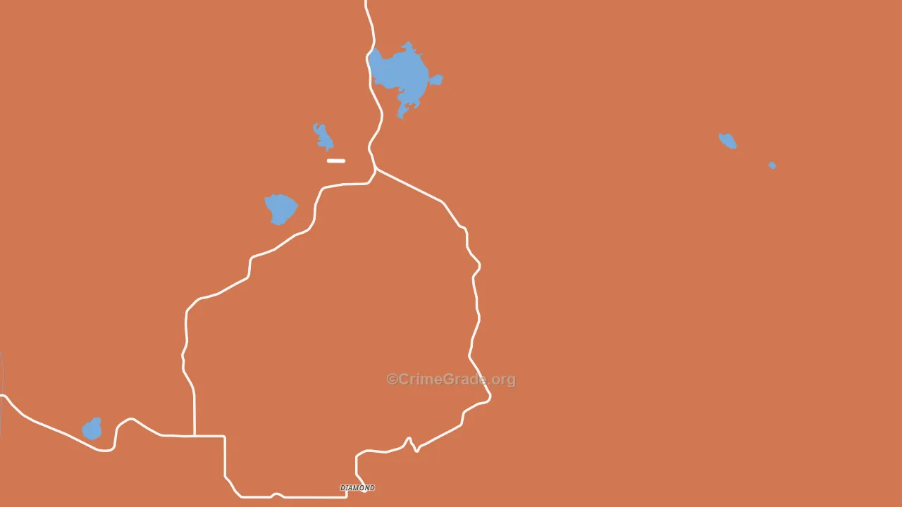 97721, OR Map of Drug-Related Crime Rates