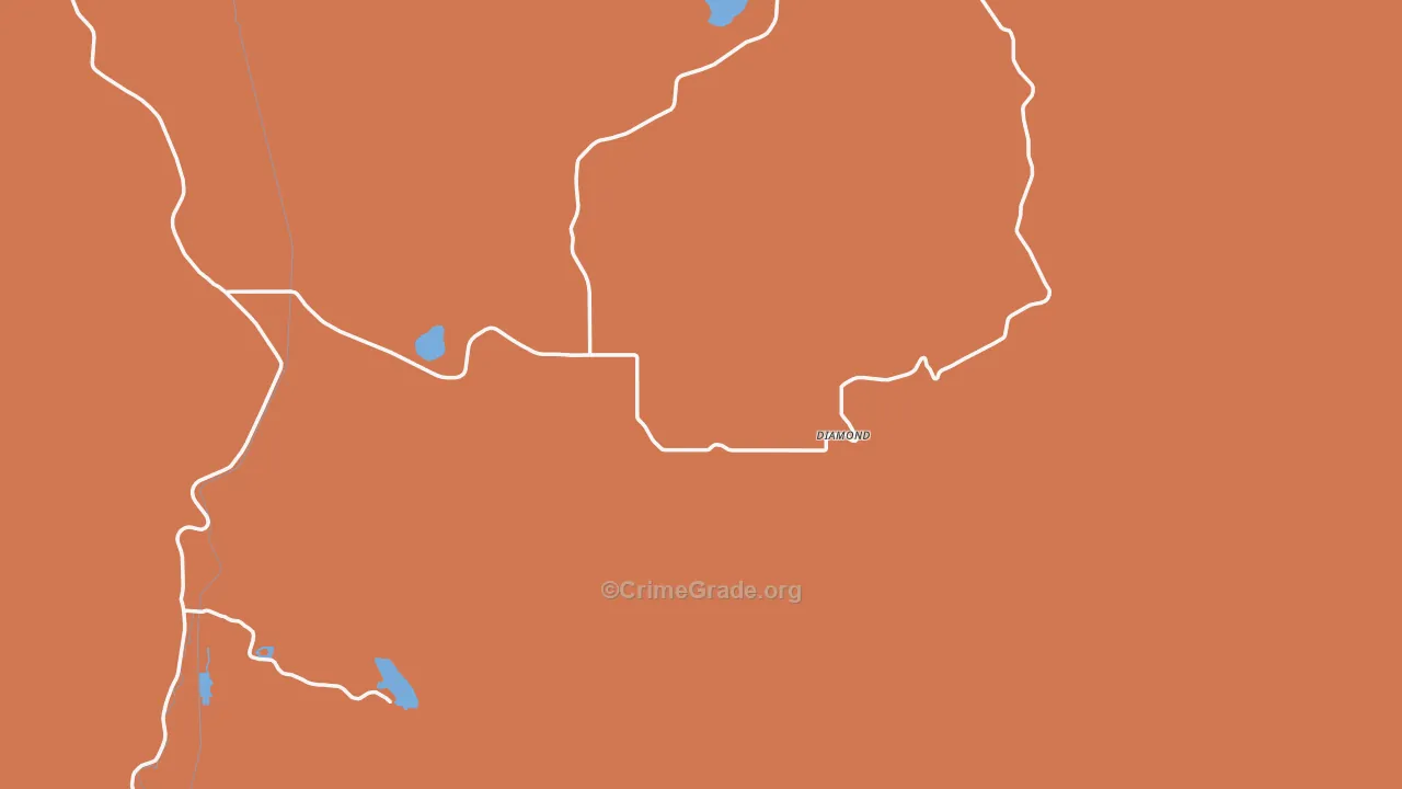 97722, OR Map of Drug-Related Crime Rates